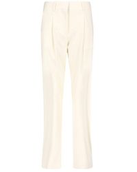 Off-White c/o Virgil Abloh - Logo Embroidered Straight Leg Pants - Lyst