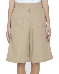 Loewe - High-waist Tailored Shorts - Lyst