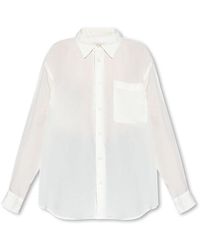 Lemaire - Drop-shoulder Buttoned Shirt - Lyst