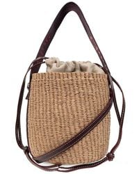 Chloé - Woody Drawstring Small Basket Bag - Lyst