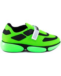prada sneakers green