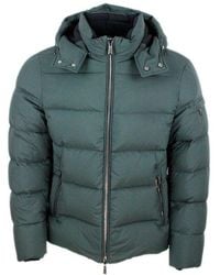 Moorer - Long Sleeved Zipped Padded Jacket - Lyst