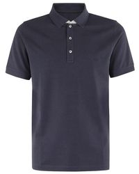 Fay - Button Detail Polo Shirt - Lyst