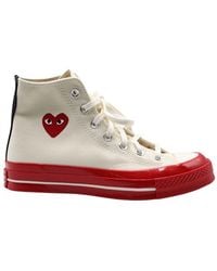 Converse - X Comme Des Garçons Play Chuck 70 High Top Sneakers - Lyst