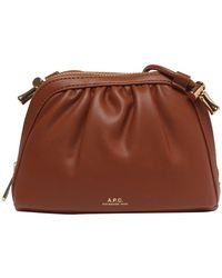 A.P.C. - Ninon Leather Shoulder Bag - Lyst