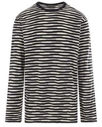Yohji Yamamoto - Striped Long-sleeved T-shirt - Lyst