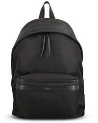 Saint Laurent - City Zip-Up Backpack - Lyst