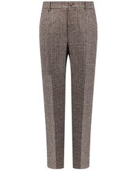 Golden Goose - Wool-Blend Multicolor Pants With Pockets - Lyst