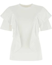Chloé - Cotton T-shirt - Lyst