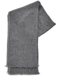 Brunello Cucinelli - Fringed Edge Knitted Scarf - Lyst