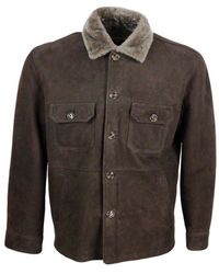Barba Napoli - Long-sleeved Button-up Jacket - Lyst