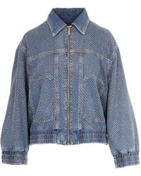 Liu Jo - Embellished Denim Jacket - Lyst