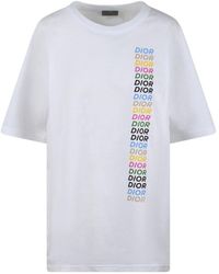 Dior - Crewneck Short-sleeved T-shirt - Lyst