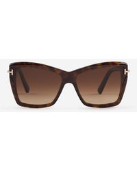 Tom Ford - Leah Oversized-frame Sunglasses - Lyst
