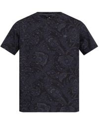 Etro - Cotton T-Shirt - Lyst