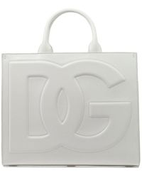 Dolce & Gabbana - Dg Daily Medium Leather Tote - Lyst