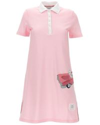 Thom Browne - Patch Polo Dress Dresses - Lyst