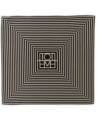 TOTEME - Monogram Stripes Scarf - Lyst