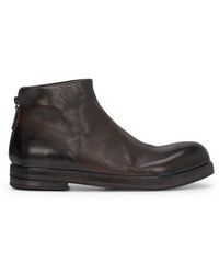 Marsèll - Zucca Zeppa Round-toe Ankle Boots - Lyst