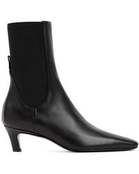 Totême - Mid-heel Square-toe Ankle Boots - Lyst