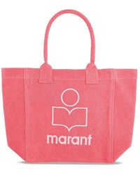 Isabel Marant - Yenky Logo Embroidered Tote Bag - Lyst