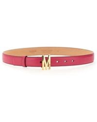 Moschino - Belt With Logo M - Lyst