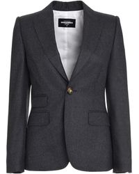 DSquared² Pinstripe Single-breasted Two-piece Suit - Grey