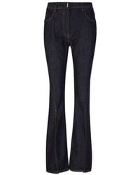 Givenchy - High-waisted Boot Cut Jeans - Lyst
