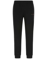 Burberry - Stretch Cotton joggers - Lyst