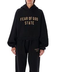Fear Of God - Cropped Hoodie - Lyst