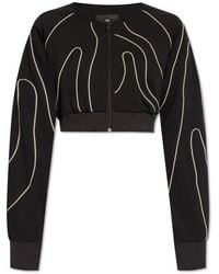 Y-3 - Piping-detailed Copped Zipped Jacket - Lyst