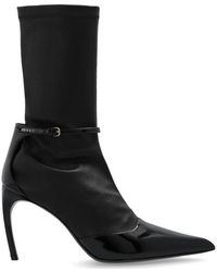 Ferragamo - Pointed Toe Ankle Boots - Lyst