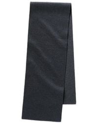 Totême - Rectangular Shaped Melange-knit Detailed Scarf - Lyst
