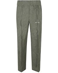 Palm Angels - Logo Embroidered Side Stripe Detailed Track Pants - Lyst
