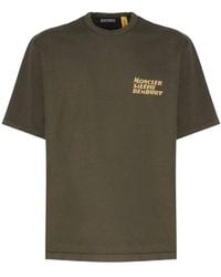 Moncler Genius - Logo Printed Cotton T Shirt - Lyst