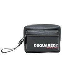 DSquared² - Logo-printed Zipped Clutch Bag - Lyst