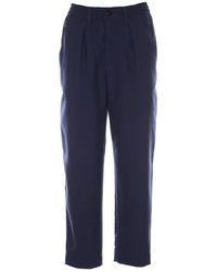 Marni - High-waist Elasticated-waist Cropped Pants - Lyst