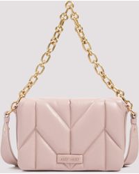 Miu Miu Matelassé Leather Bag Unica - Pink
