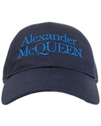 Alexander McQueen - Embroidered Canvas Cap - Lyst