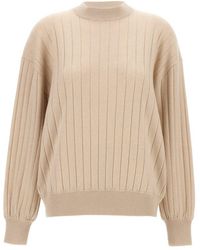 Brunello Cucinelli - Ribbed Sweater Sweater, Cardigans - Lyst