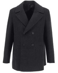 Fendi - Double-breasted Striped Coat - Lyst