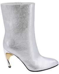 Alexander McQueen - Armadillo Side-zipped Ankle Boots - Lyst