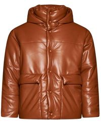 Nanushka - Hide Vegan Leather Down Jacket - Lyst