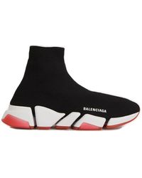 red balenciaga men's sneakers for sale