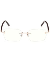 Tom Ford - Rectangular Frame Glasses - Lyst