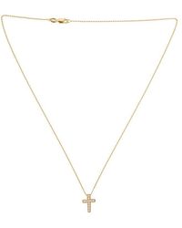 DSquared² Cross-embellished Necklace - Metallic