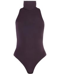 ANDAMANE - Turtleneck Sleeveless Bodysuit - Lyst