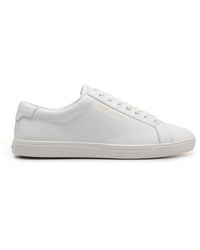 Saint Laurent - Andy Leather Low-top Leather Sneakers - Lyst