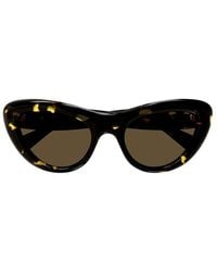 Bottega Veneta - Bombe Cat Eye Sunglasses - Lyst