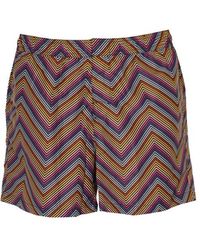 Missoni - Zigzag-printed Elasticated Waist Swim Shorts - Lyst